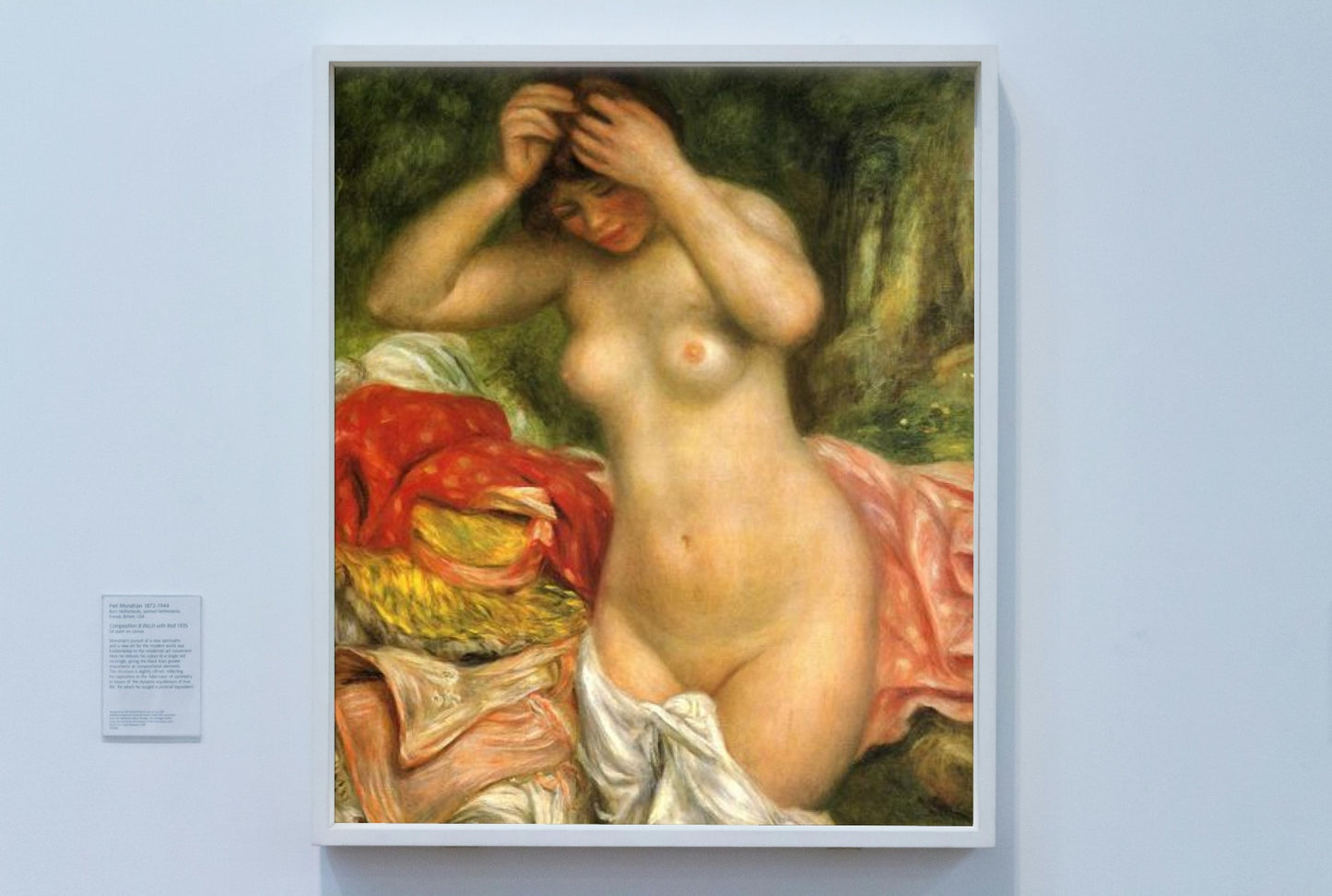 Bather Arranging her Hair by Pierre-Auguste Renoir Impressionism Art dated 1893