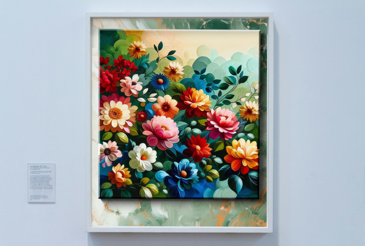 Vibrantus Florameticus: Modern Floral Oil Painting