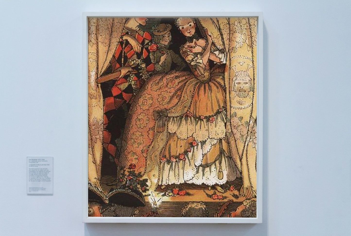 Book of the Marquise. Illustration 1 by Konstantin Somov Art Nouveau (Modern) Art dated 1918