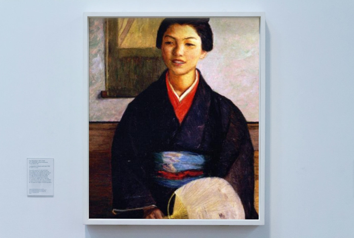 Japanese Girl by Lilla Cabot Perry Impressionism Art dated 1899