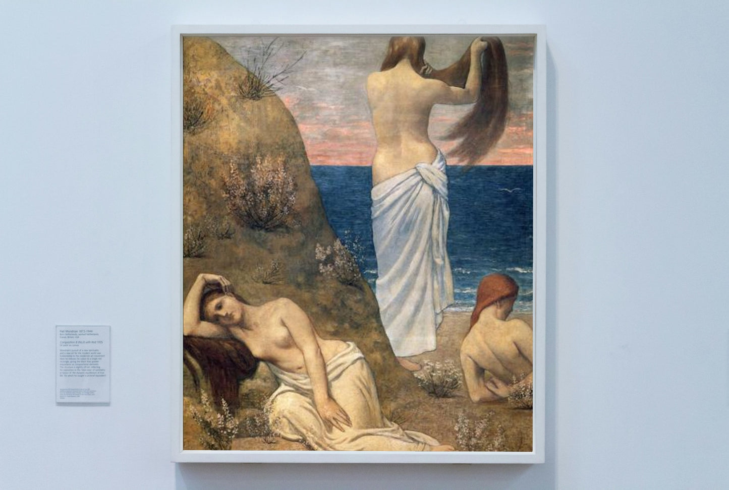 Young Girls on the Edge of the Sea by Pierre Puvis de Chavannes Symbolism Art dated 1879