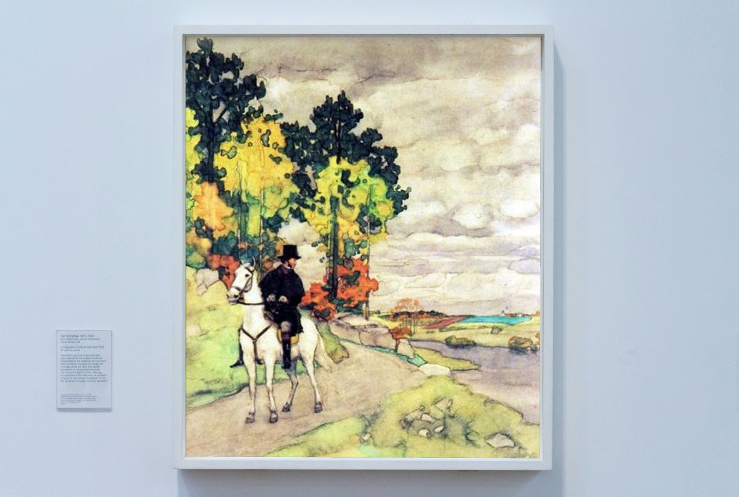 Pushkin on horseback by Konstantin Yuon Art Nouveau (Modern) Art dated 1949