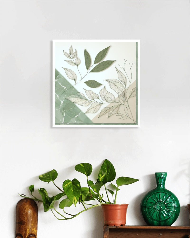 Verdant NaturaLignum Botanical Illustris Art