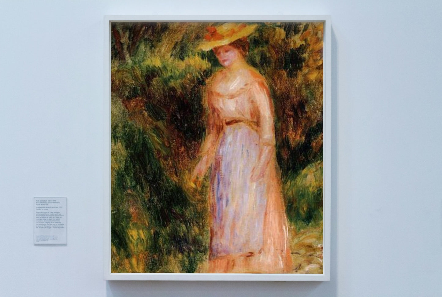 Young Woman Taking a Walk by Pierre-Auguste Renoir Impressionism Art