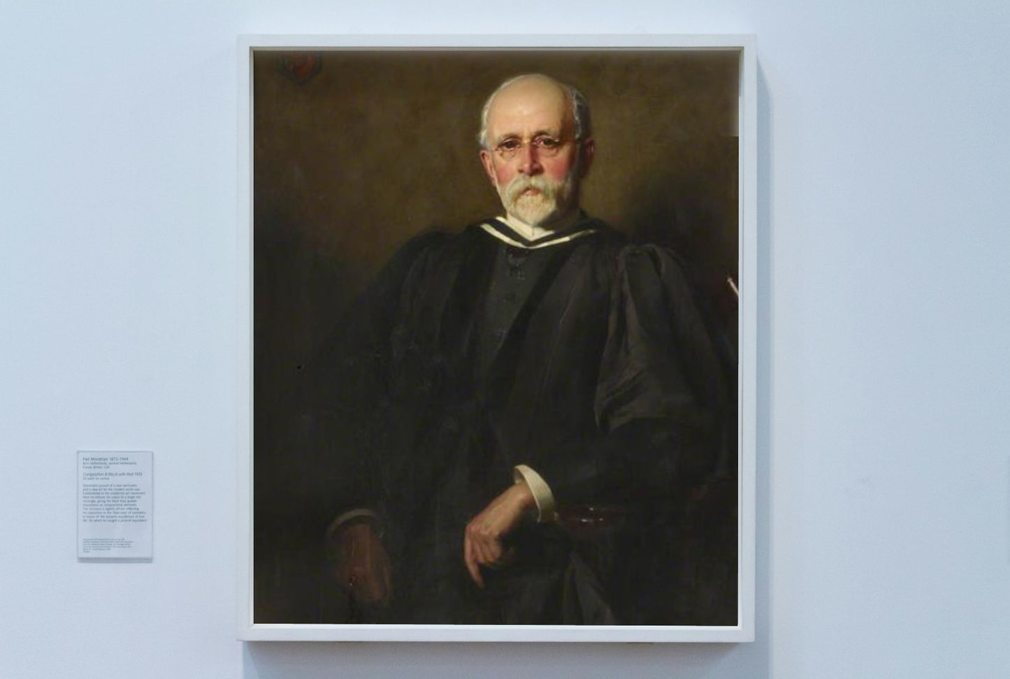 William Braginton as An Older Man by William Logsdail Realism Art dated 1911