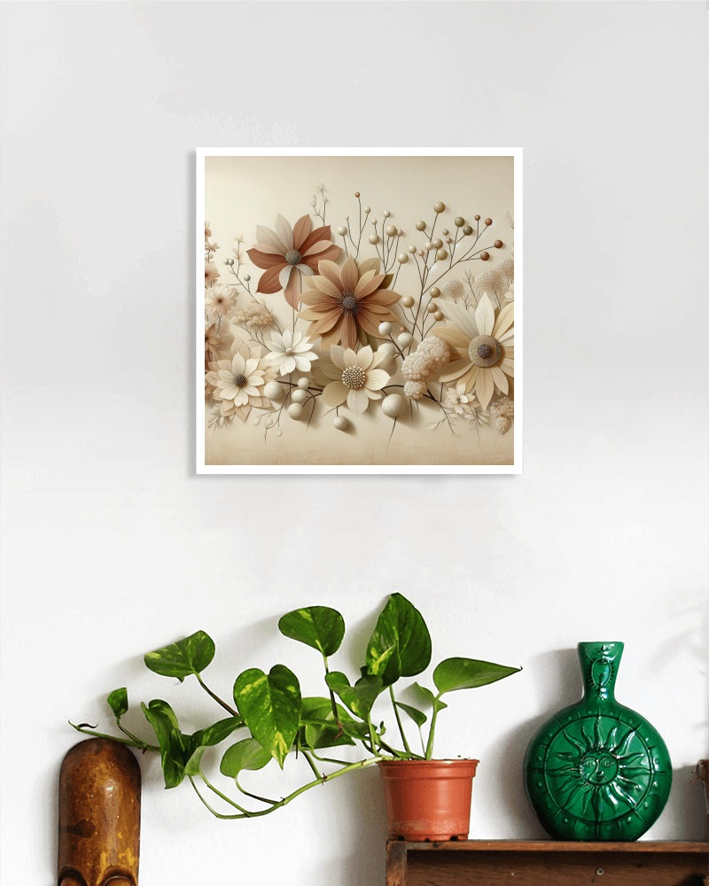 Floribunda Praeclara Oilpainting - Delicate & Ethereal Floral Art