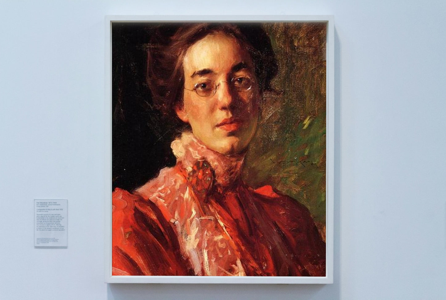 Portrait of Elizabeth (Betsy) Fisher by William Merritt Chase Impressionism Art dated 1899