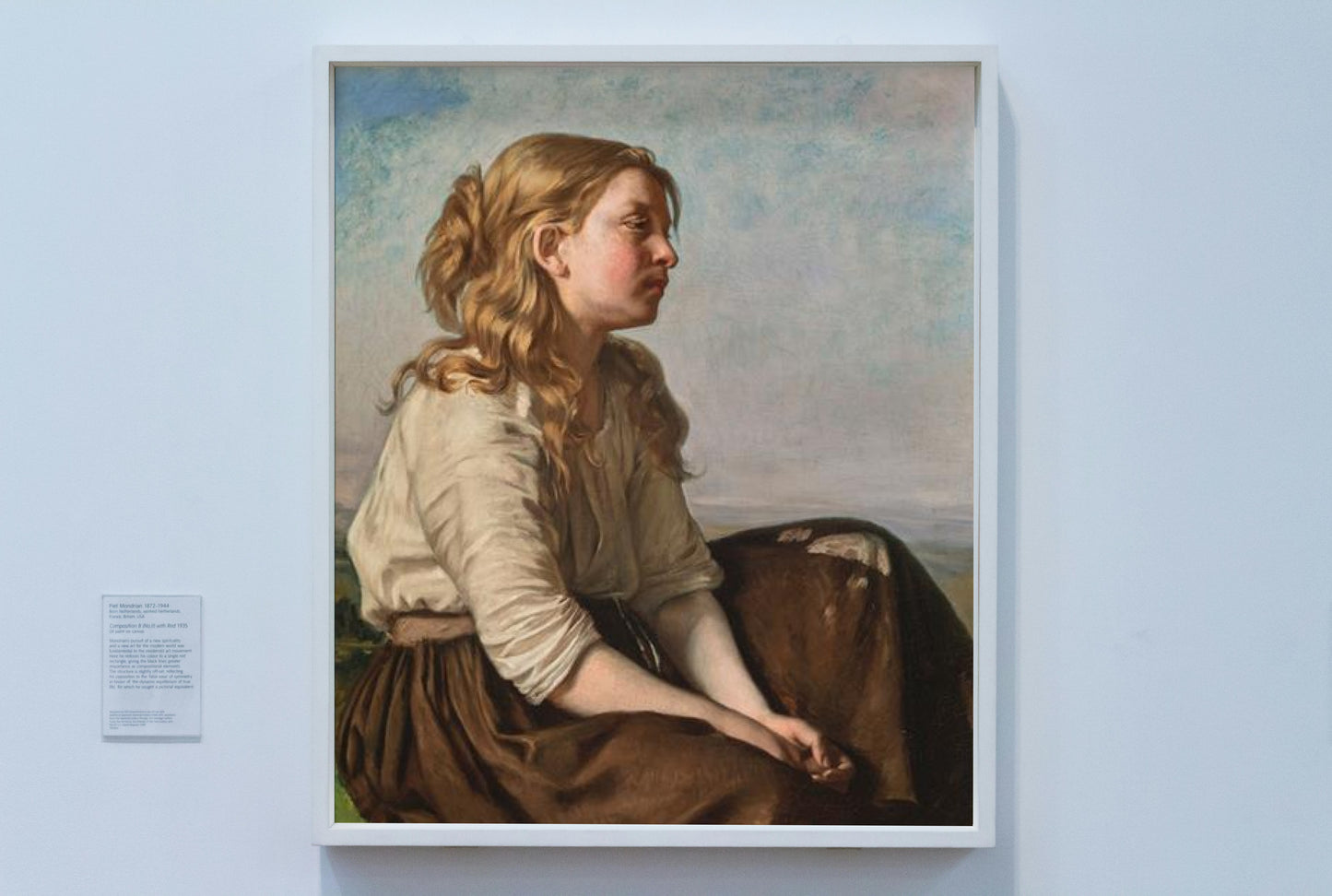 Young peasant girl by Alexandre Antigna Realism Art dated 1852