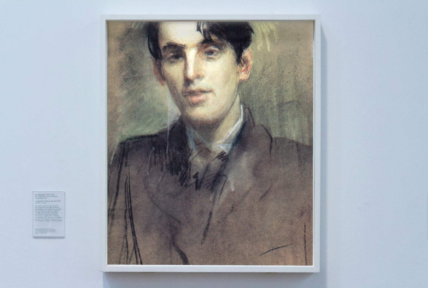 William Butler Yeats by Sarah Purser Naturalism Art dated 1898