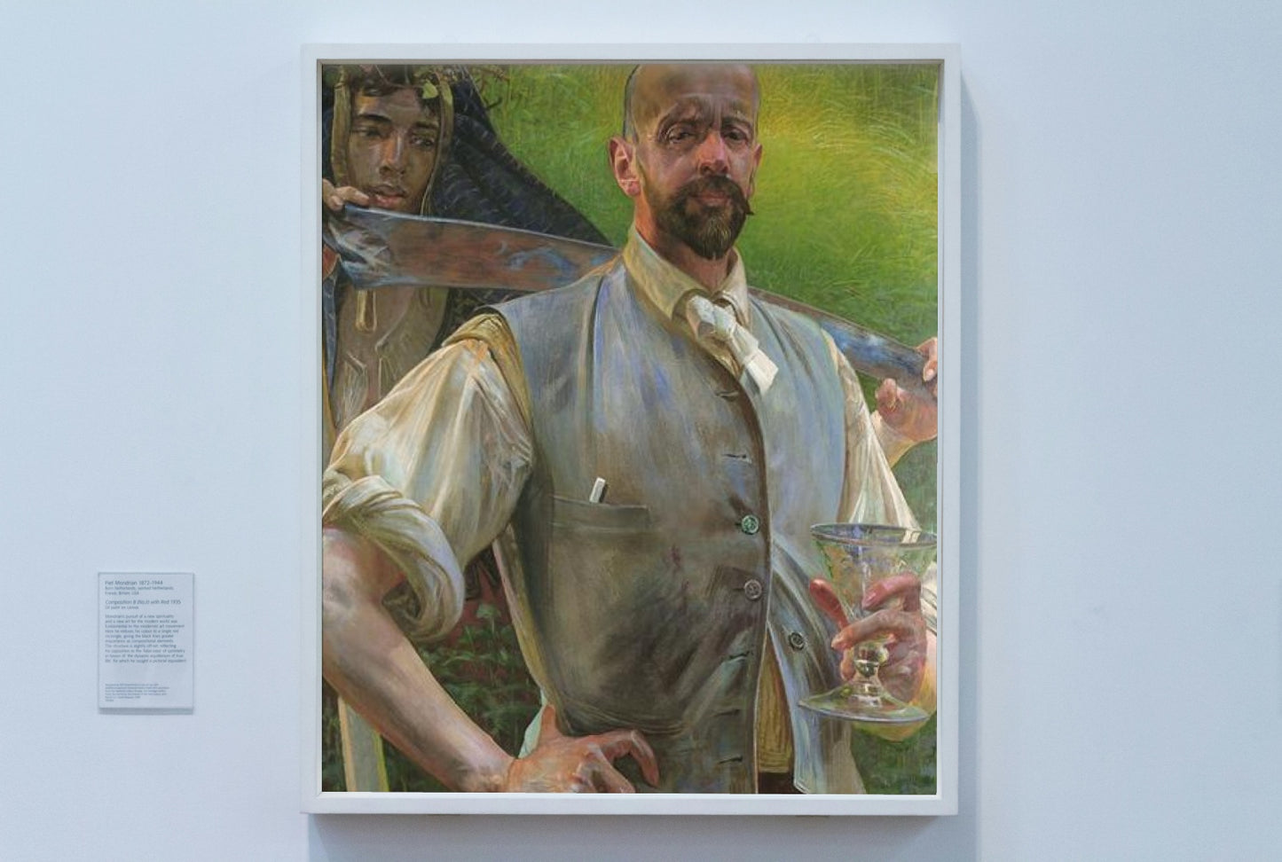 Self-portrait with Death by Jacek Malczewski Art Nouveau (Modern) Art