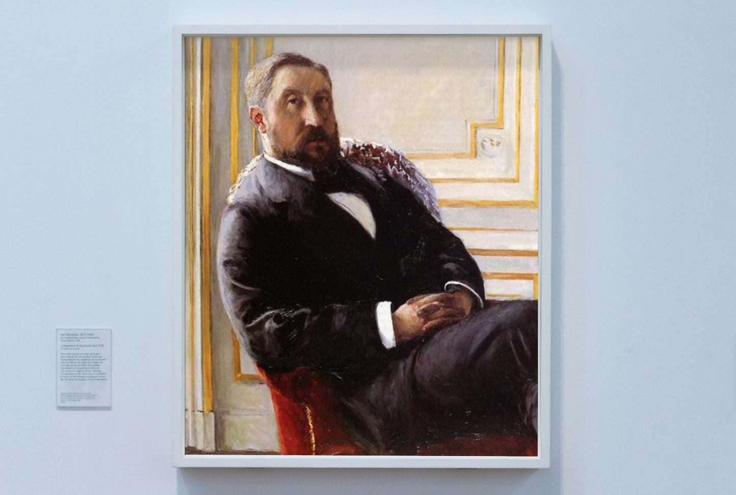 Portrait of Jules Richemont by Gustave Caillebotte Impressionism Art dated 1879