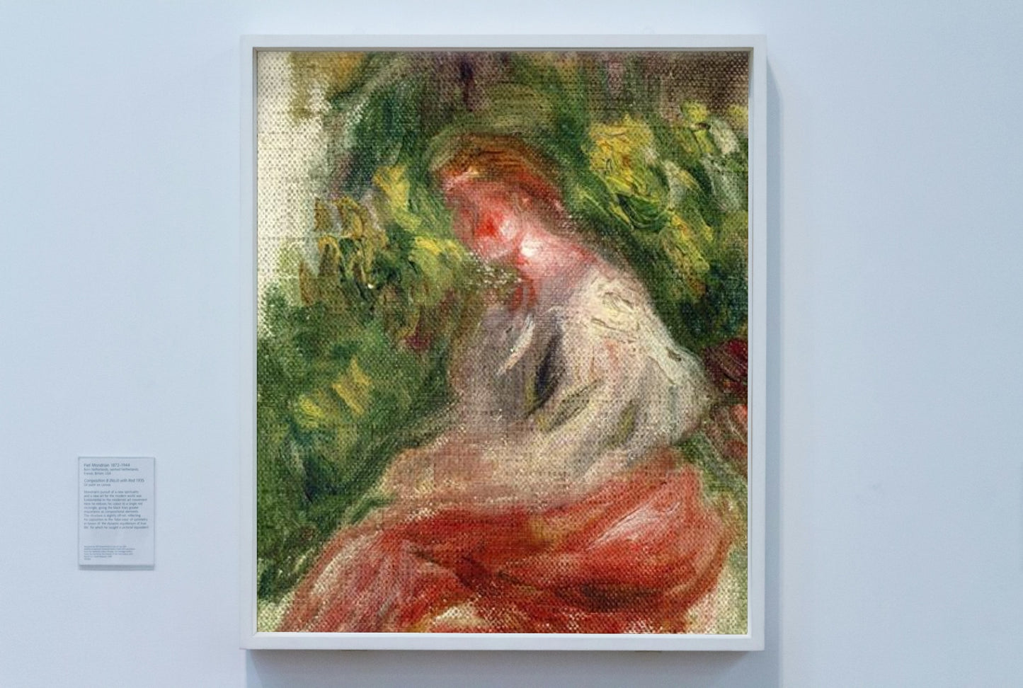 Young Woman, Seated by Pierre-Auguste Renoir Impressionism Art