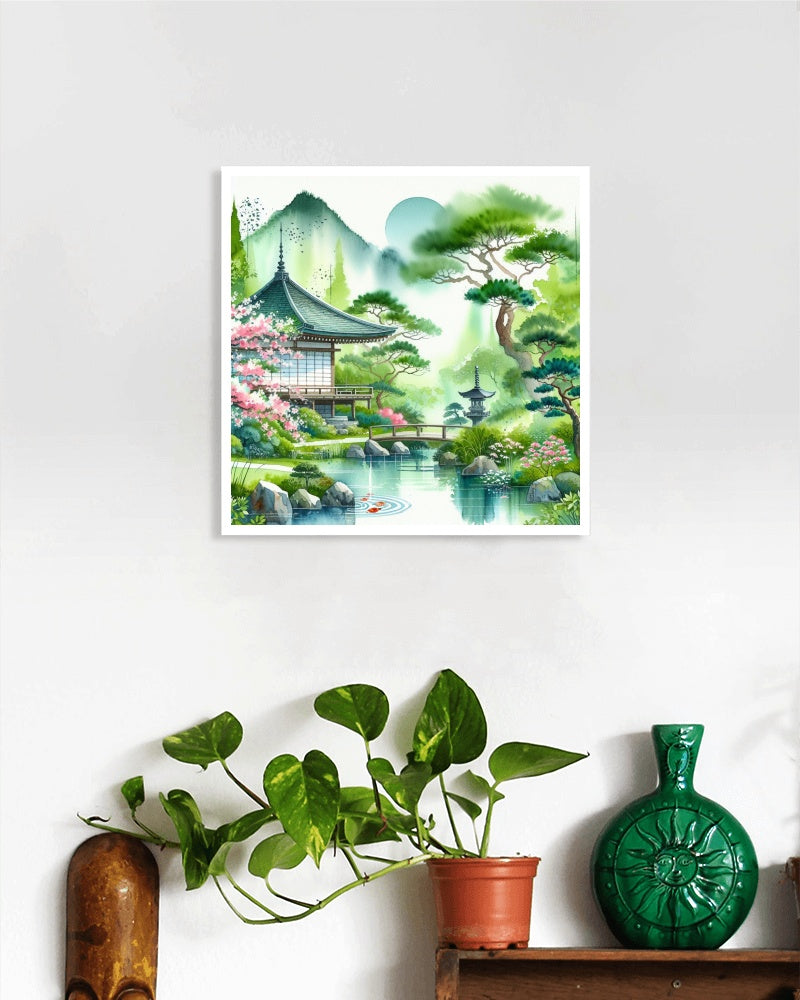 Seraphic Anugraha Japanese Watercolor Panorama