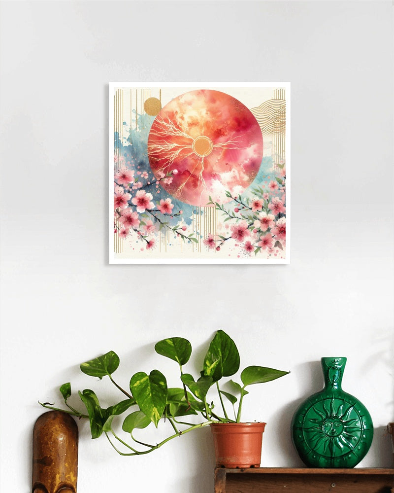 Luminiscent Anura Japanese Watercolor Art