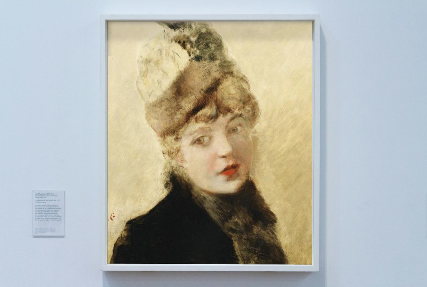 Young Woman Wearing a Hat by Henri Gervex Impressionism Art