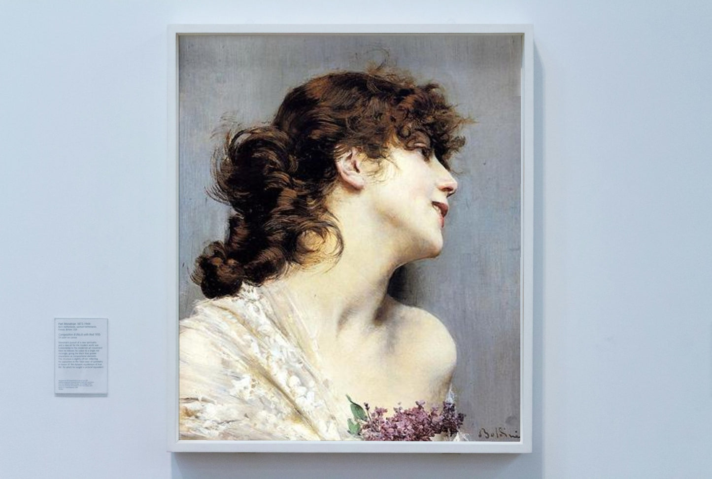 Profile of a Young Woman by Giovanni Boldini Realism Art