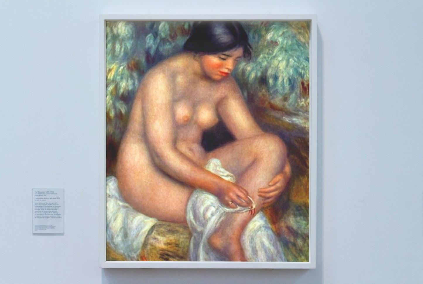 Bather wiping a wound by Pierre-Auguste Renoir Impressionism Art dated 1909