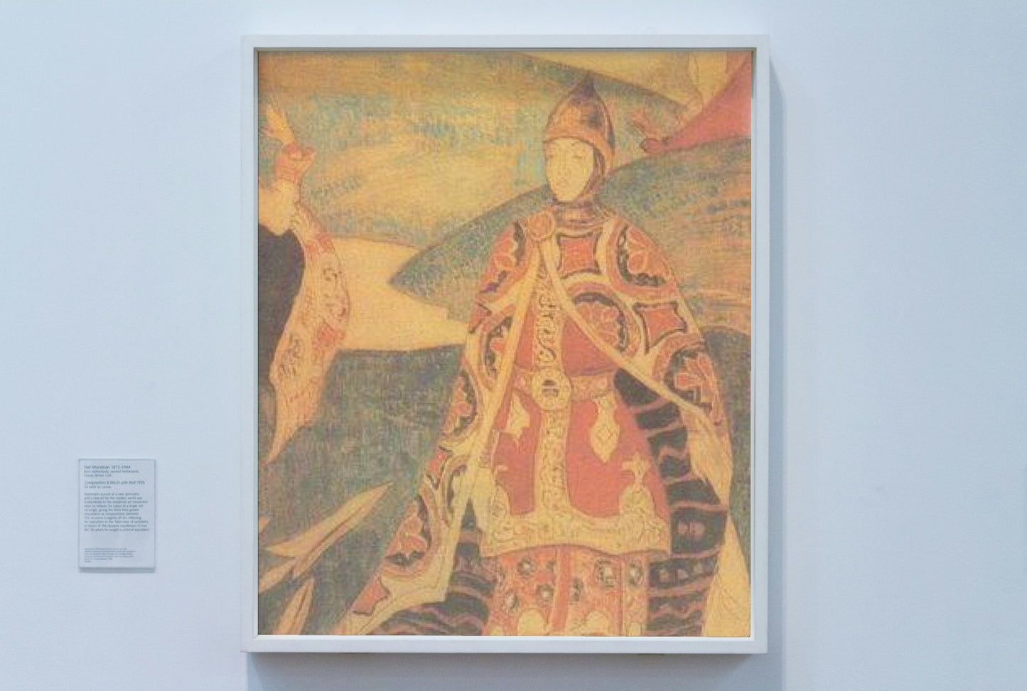 Russian warrior by Nicholas Roerich Art Nouveau (Modern) Art dated 1906