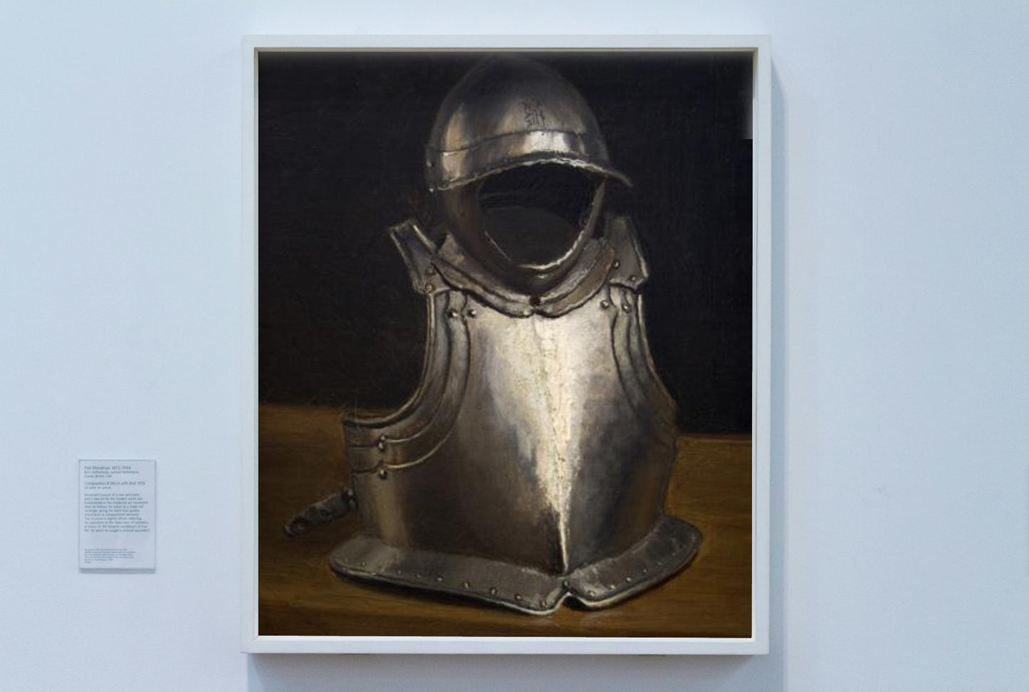 Armour and Helmet by Eug&#232;ne Jansson Realism Art dated 1877