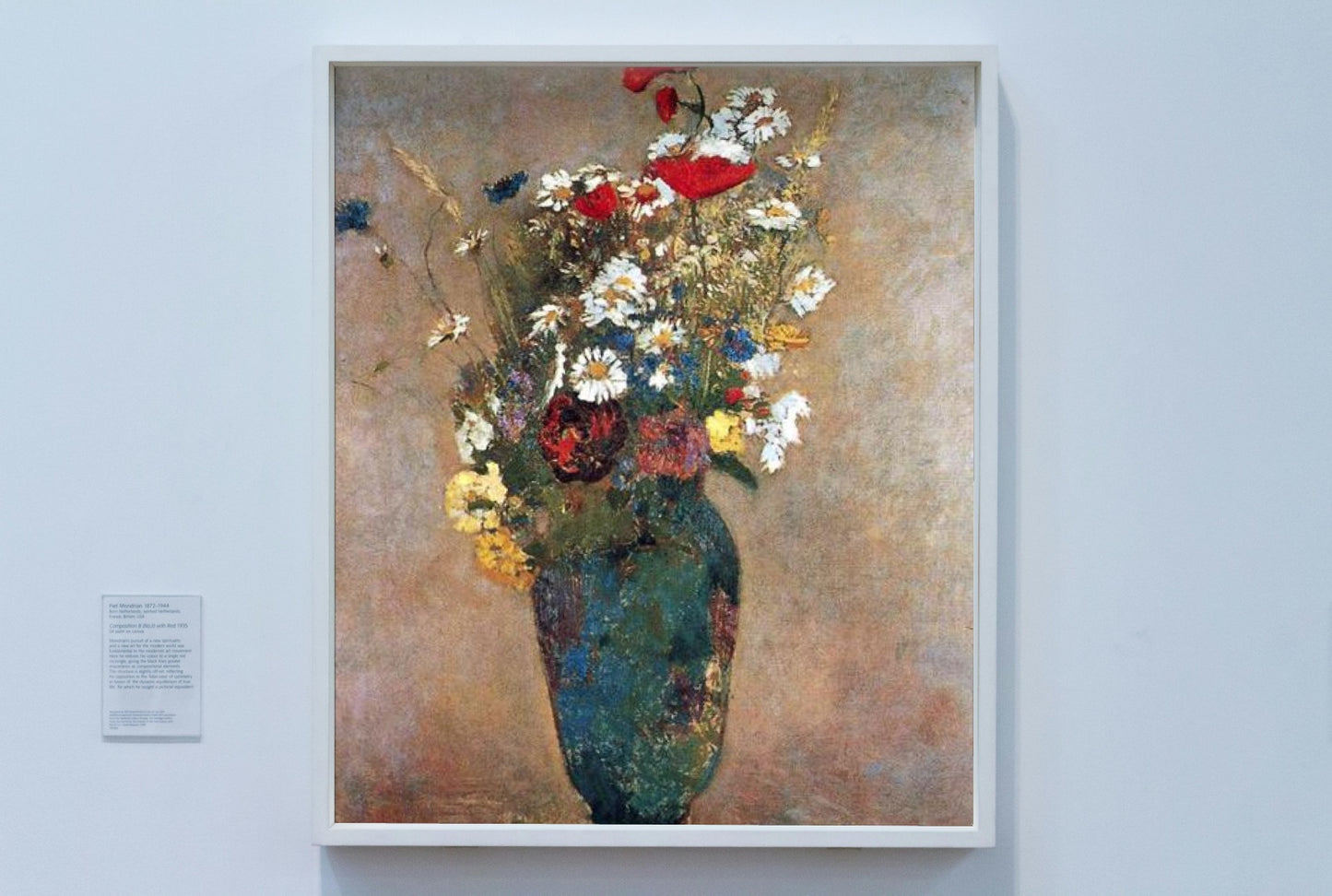 Vase with flowers by Odilon Redon Realism Art