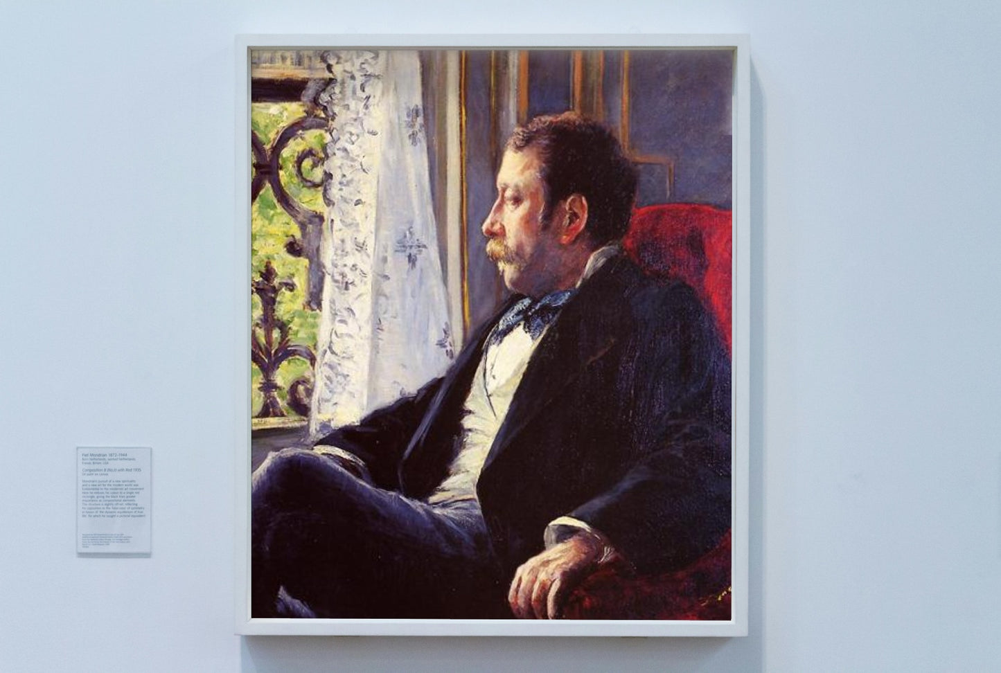 Portrait of a Man by Gustave Caillebotte Impressionism Art dated 1880