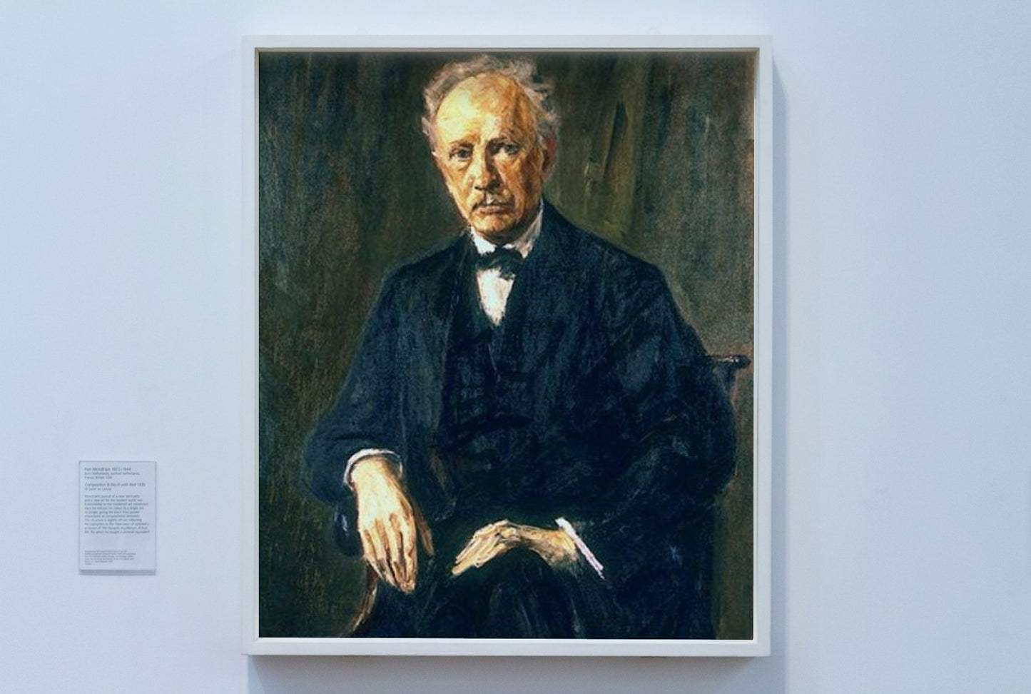 Portrait of Richard Strauss by Max Liebermann Impressionism Art dated 1918