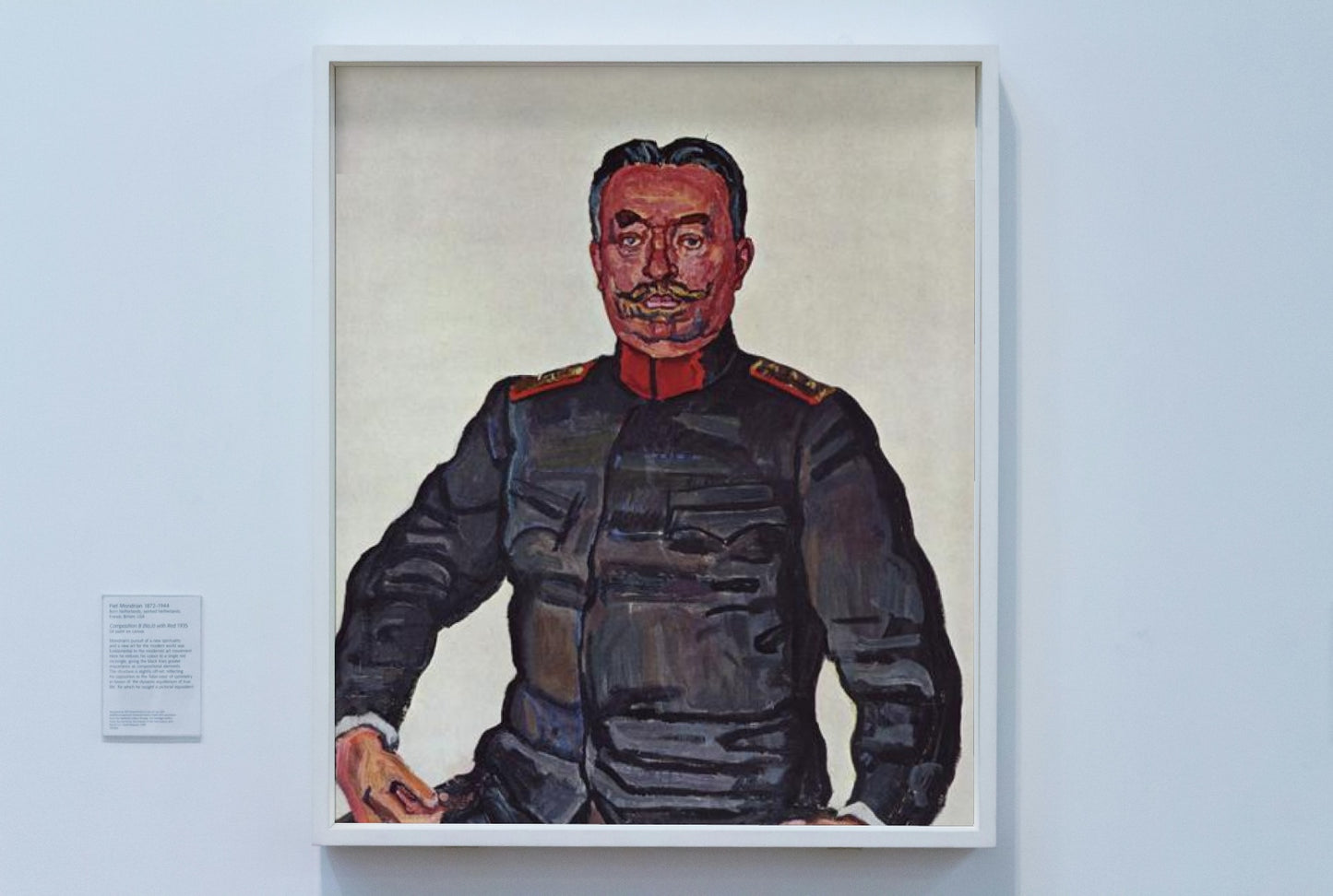 Portrait of General Ulrich Wille by Ferdinand Hodler Art Nouveau (Modern) Art dated 1916