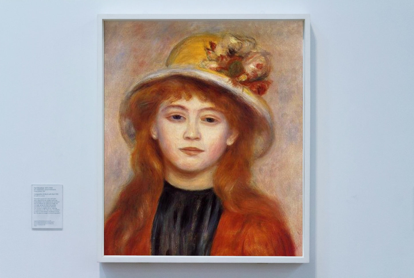 Woman Wearing a Hat by Pierre-Auguste Renoir Impressionism Art dated 1889