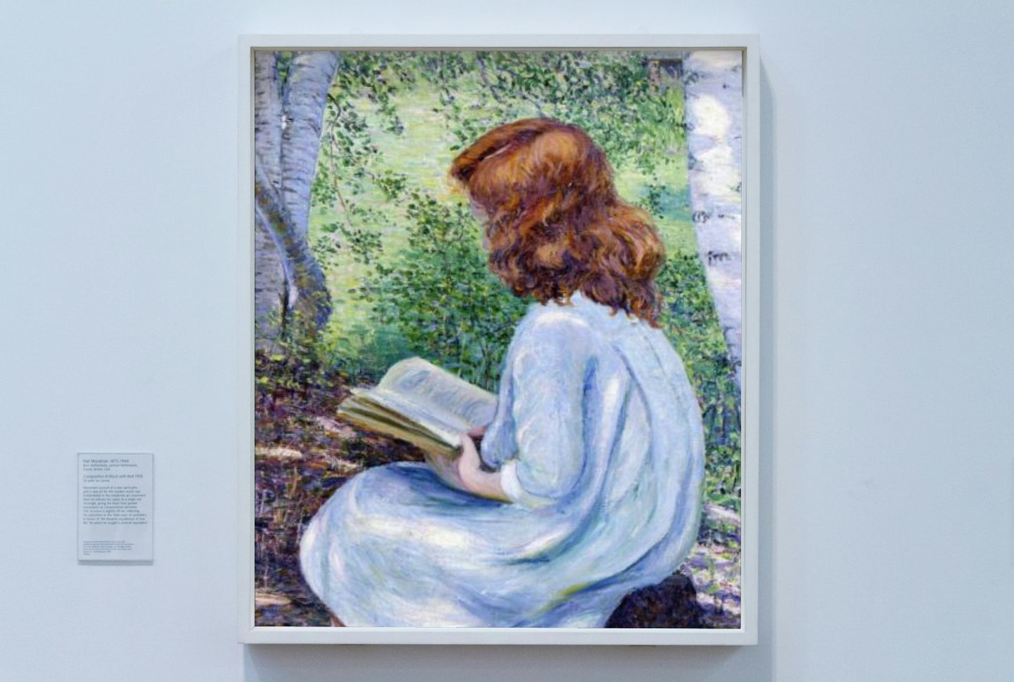 Child with Red Hair Reading by Lilla Cabot Perry Impressionism Art