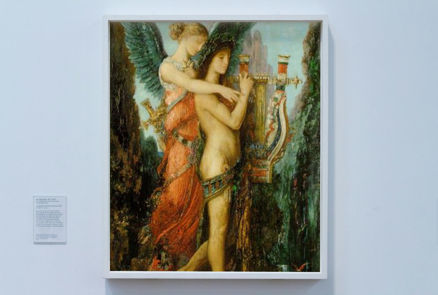 Hesiod and the Muse by Gustave Moreau Symbolism Art dated 1891