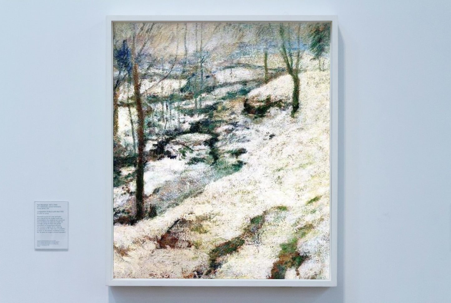 Frozen Brook by John Henry Twachtman Impressionism Art dated 1893