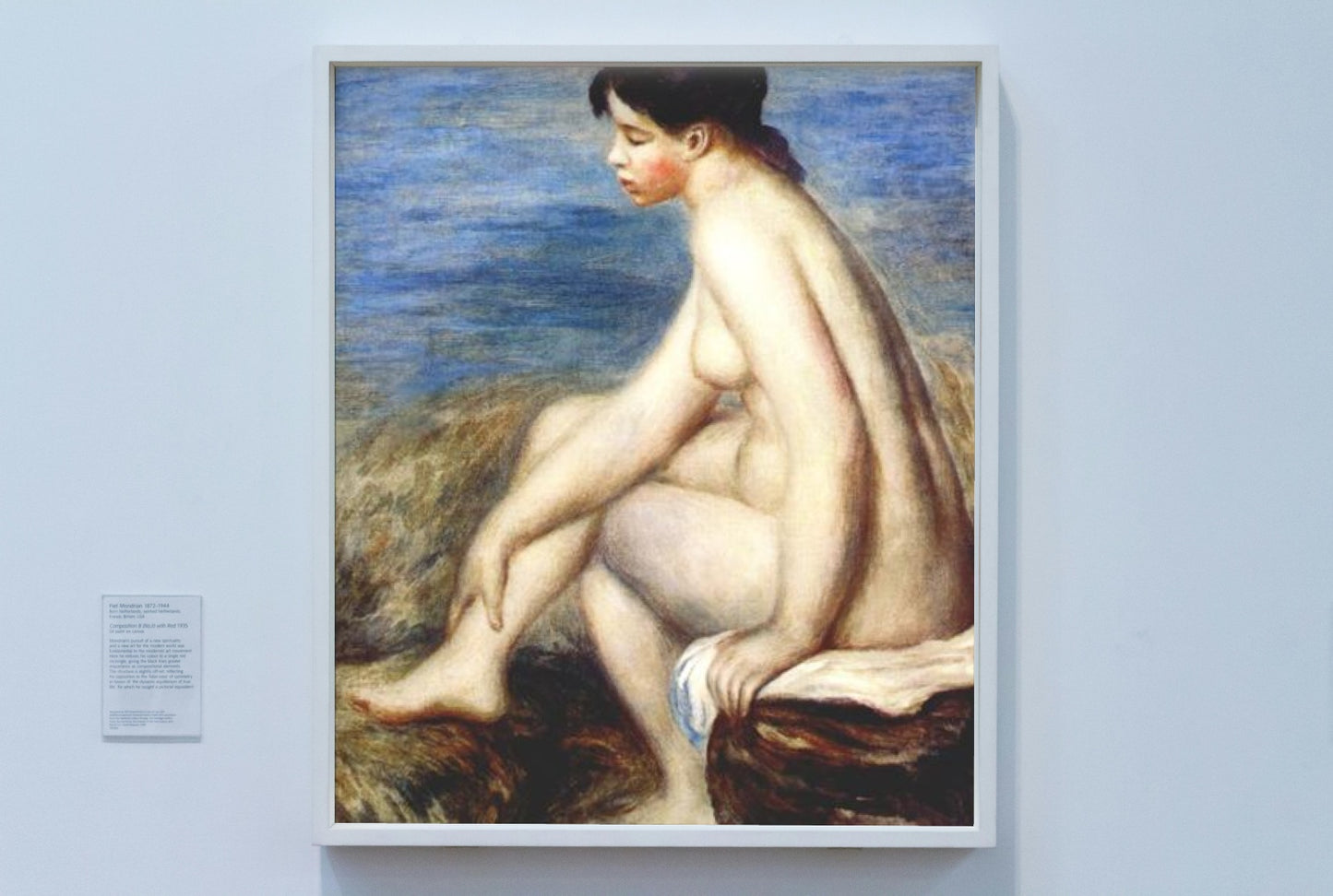 Bather by Pierre-Auguste Renoir Impressionism Art dated 1893