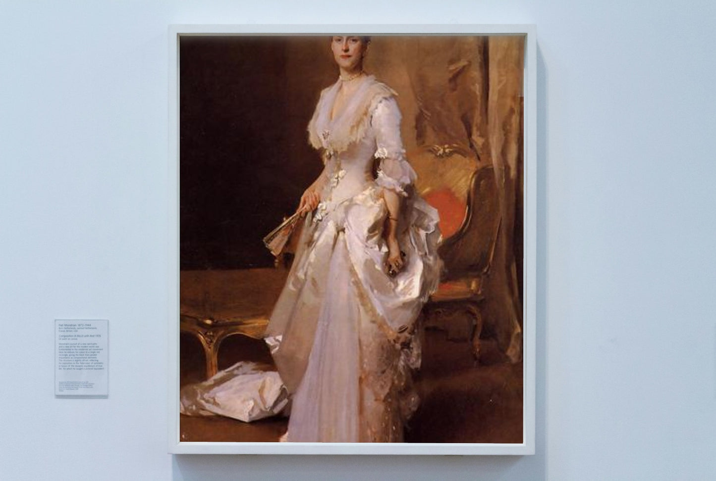 Mrs. Henry White (Margaret Daisy Stuyvesant Rutherford) by John Singer Sargent Realism Art dated 1883