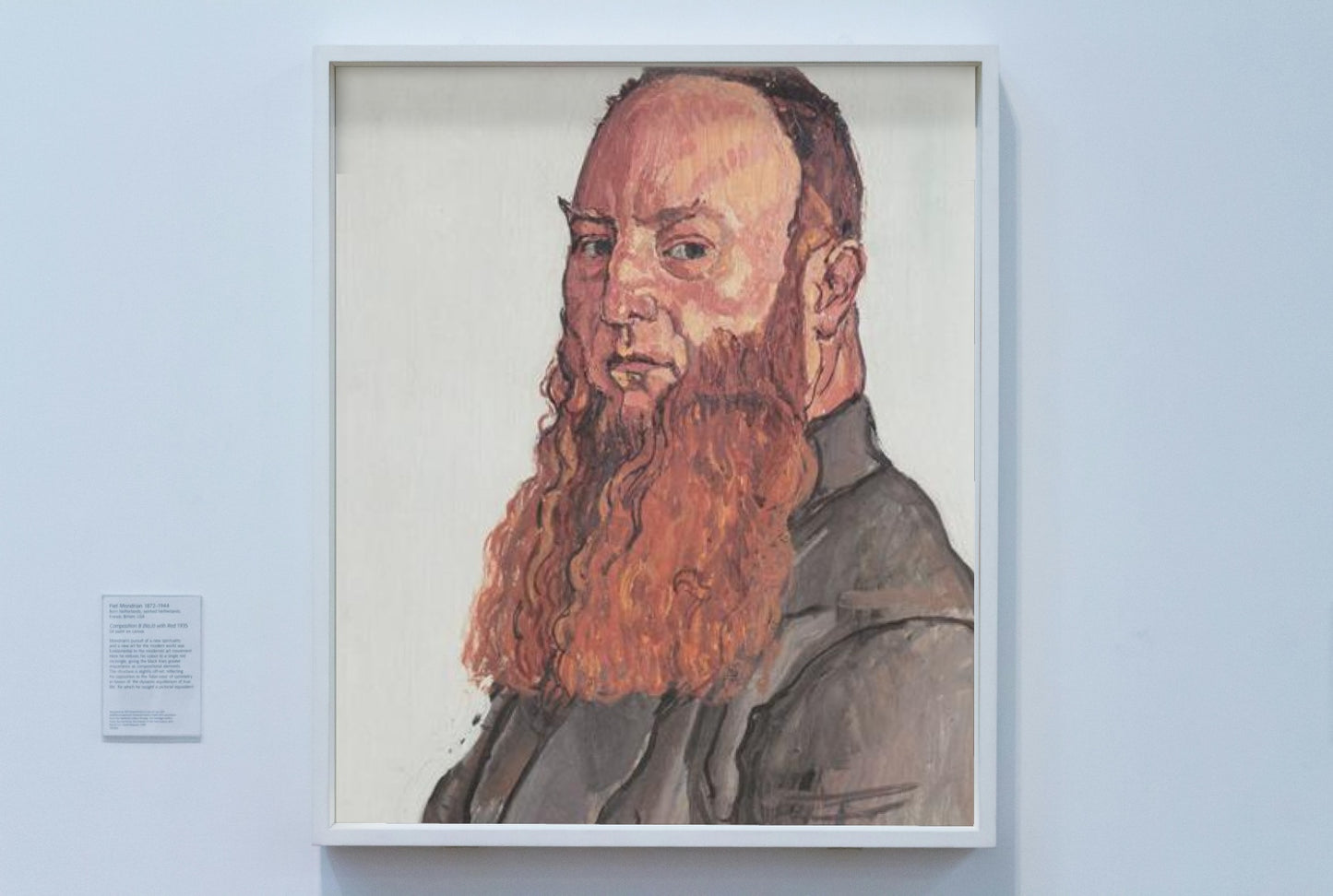 Portrait of James Vibert by Ferdinand Hodler Art Nouveau (Modern) Art dated 1915