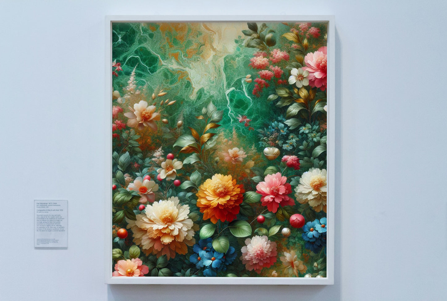 Vibrantus Blossomica Floral Oilpainting