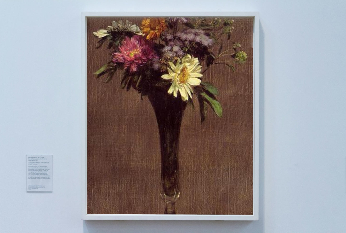 Daisies and Dahlias by Henri Fantin-Latour Realism Art dated 1872