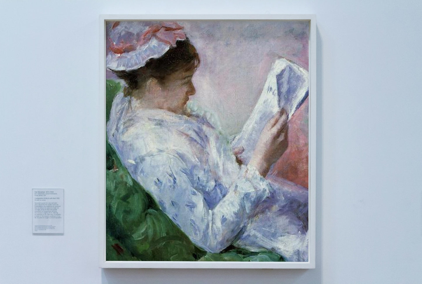 Woman Reading by Mary Cassatt Impressionism Art dated 1879