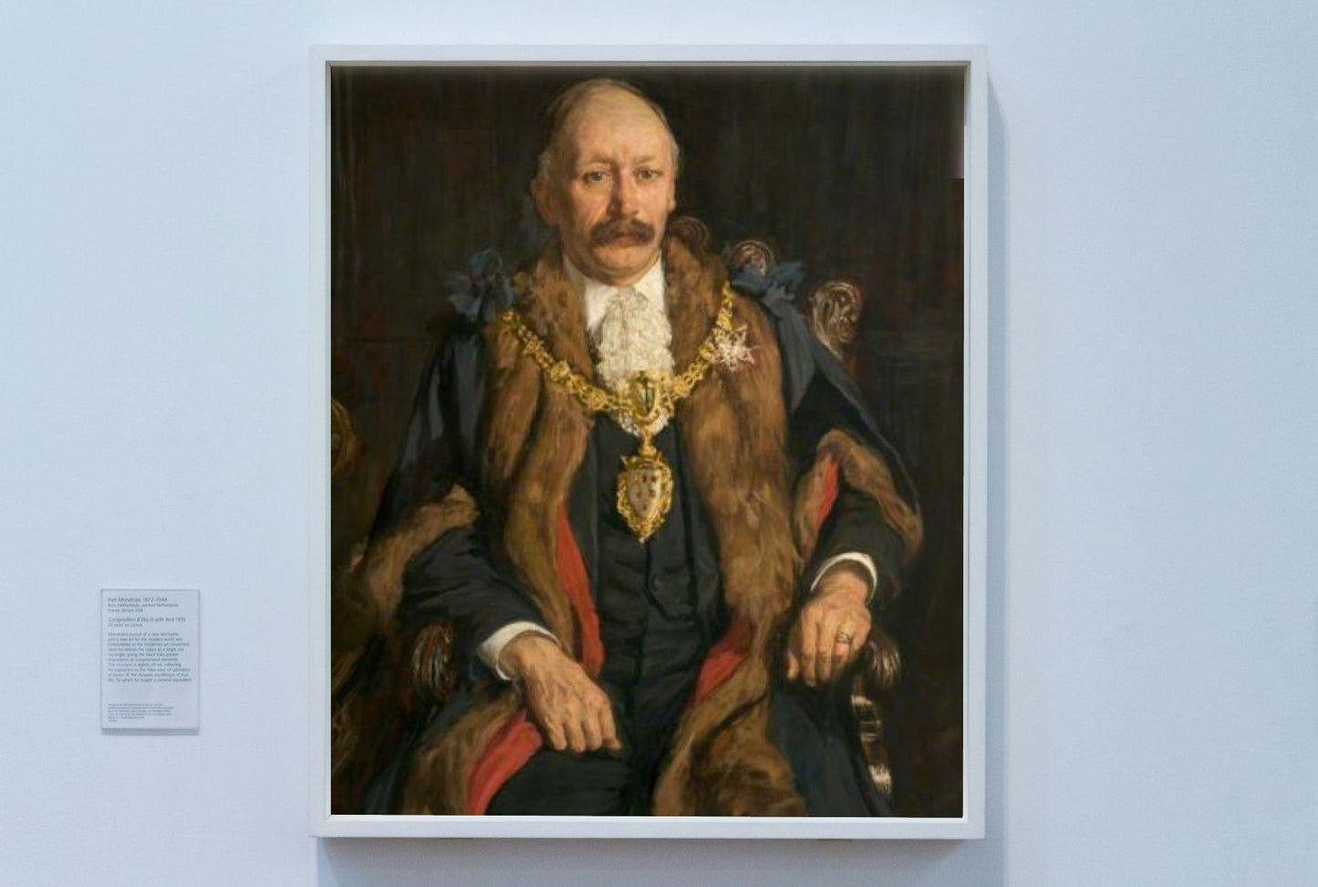 William Bolton, JP, Mayor of Warrington by James Charles Realism Art dated 1905