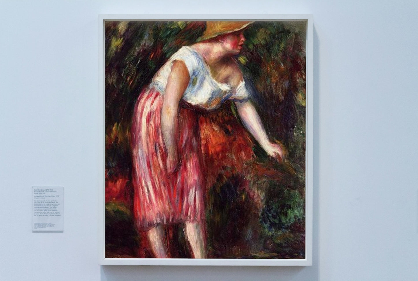 Woman in a Straw Hat by Pierre-Auguste Renoir Impressionism Art