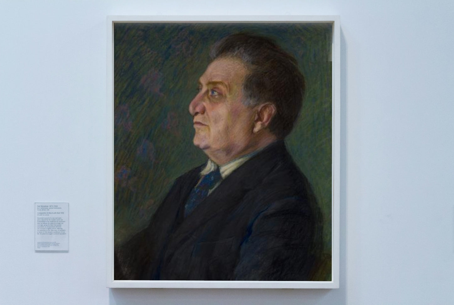 E. Lalayan portrait by Panos Terlemezian Realism Art