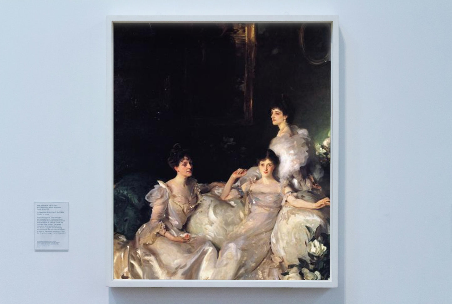 The Wyndham Sisters by John Singer Sargent Realism Art dated 1899