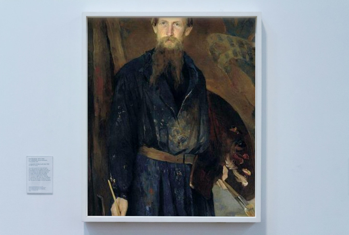 Portrait of the artist Viktor Mikhailovich Vasnetsov by Nikolai Kuznetsov Realism Art dated 1891