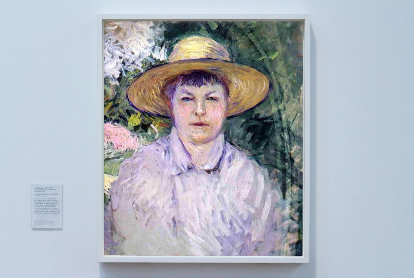 Portrait of Madame Renoir by Gustave Caillebotte Impressionism Art dated 1888