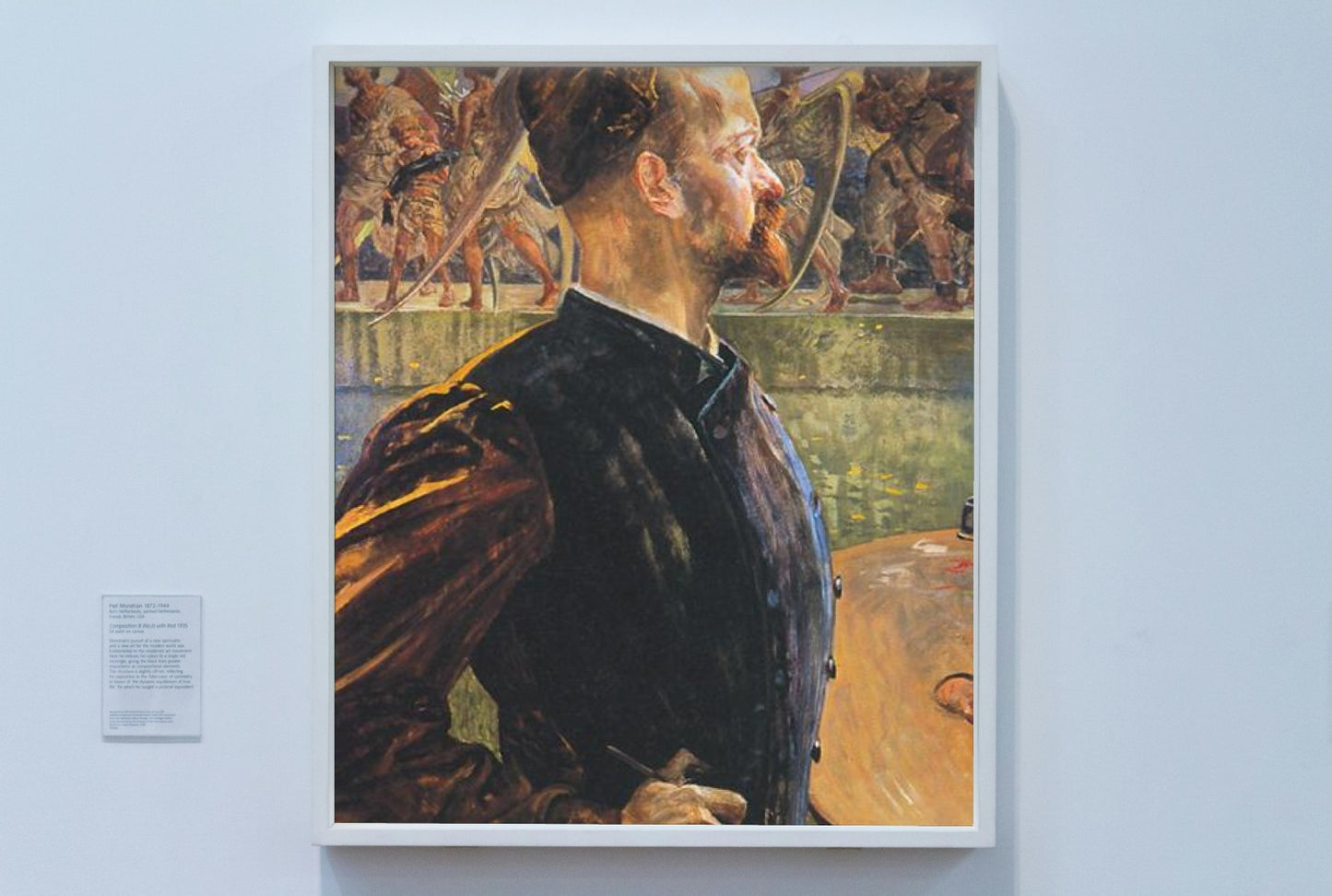 The Tribute Money (triptych) left by Jacek Malczewski Art Nouveau (Modern) Art