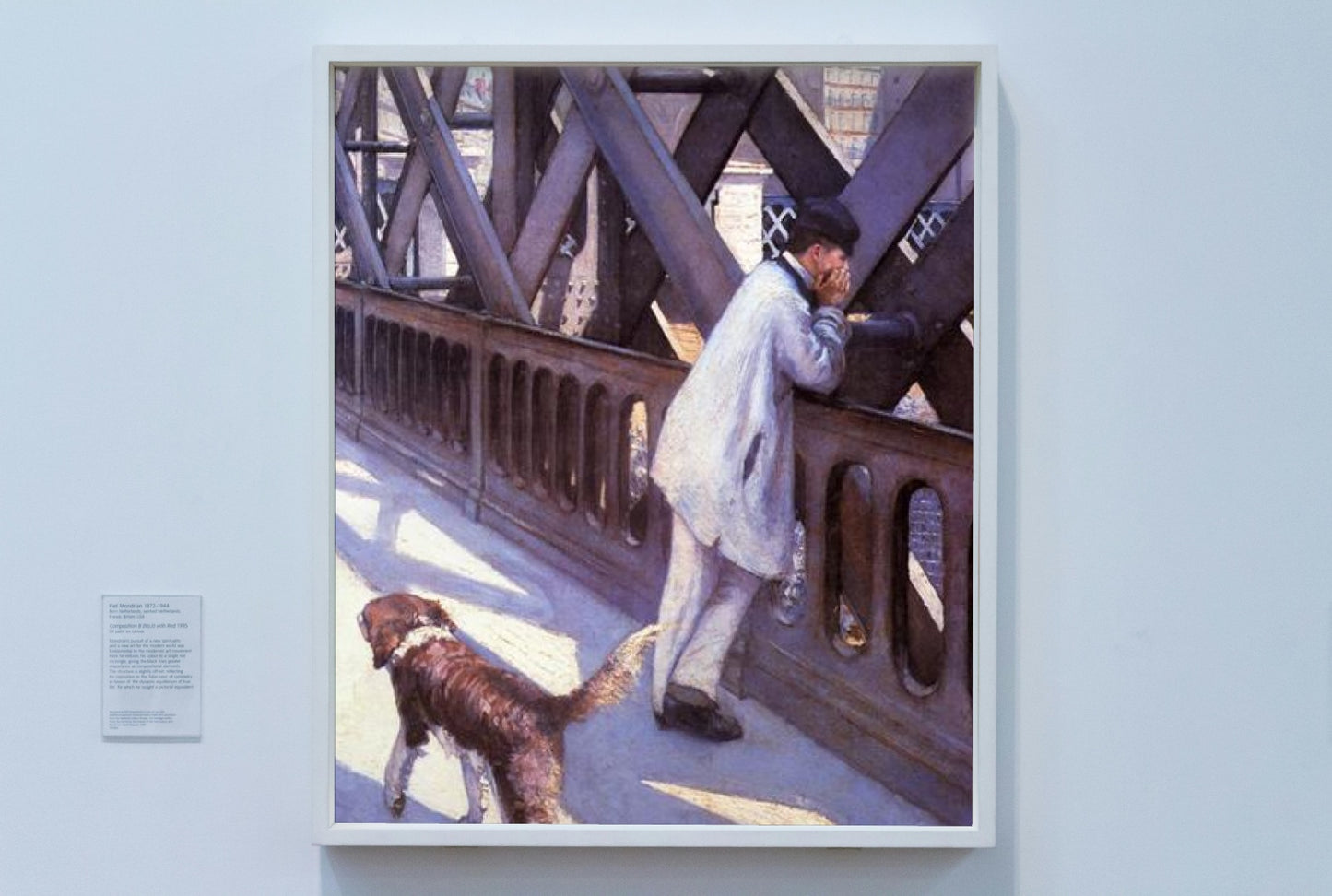 Le Pont de L&#39;Europe by Gustave Caillebotte Impressionism Art dated 1876