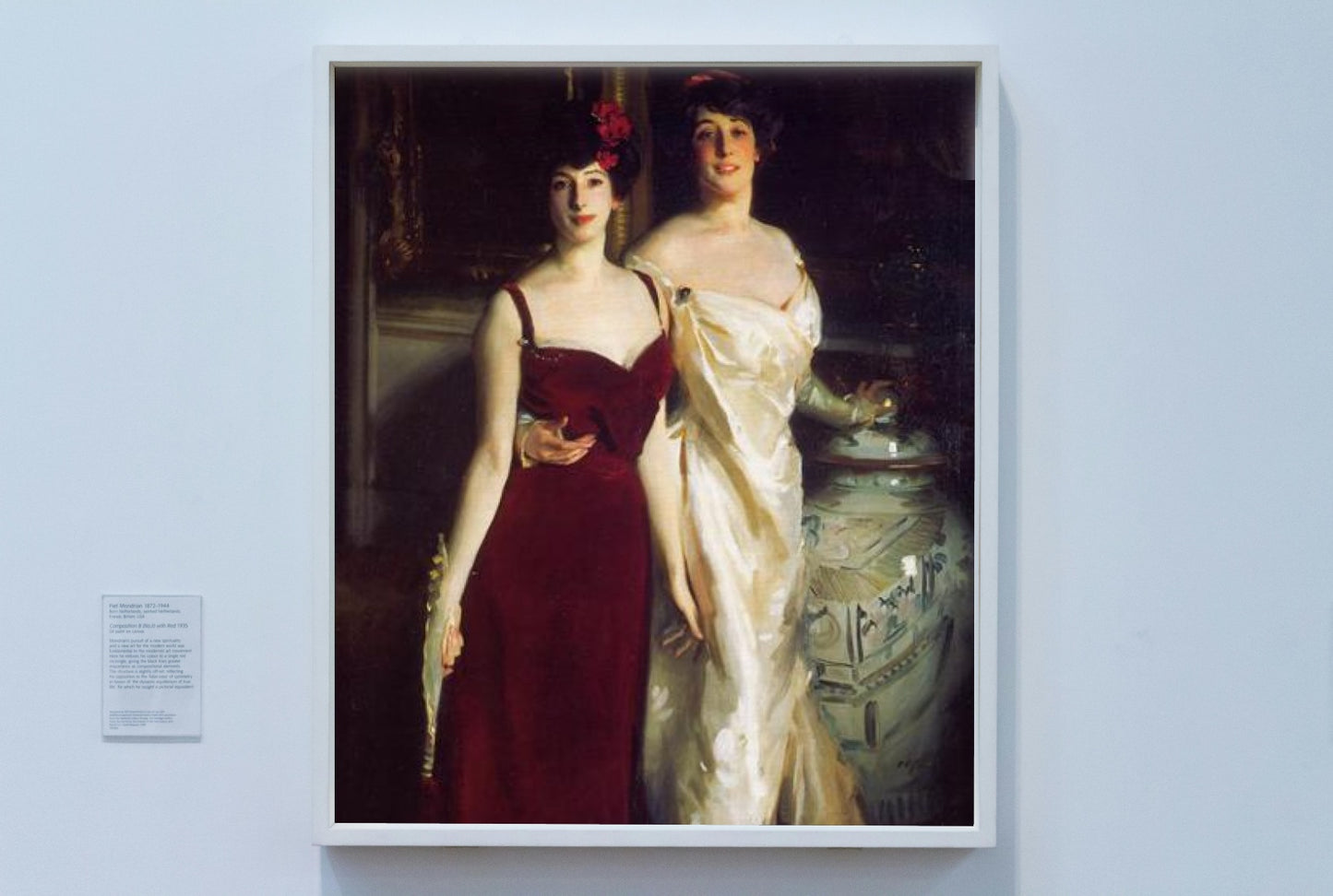 Ena and Betty, Daughters of Asher and Mrs. Wertheimer by John Singer Sargent Realism Art dated 1901