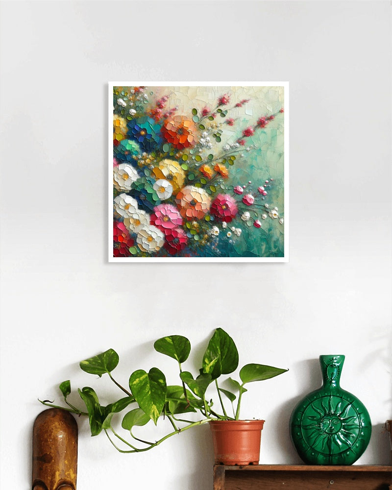 Vibrantus Florigo Floral Oilpainting Art