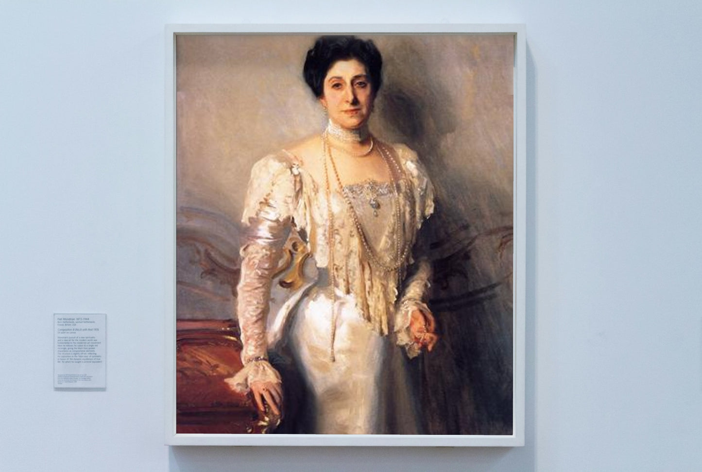 Mrs. Asher Wertheimer (Flora Joseph) by John Singer Sargent Realism Art dated 1898