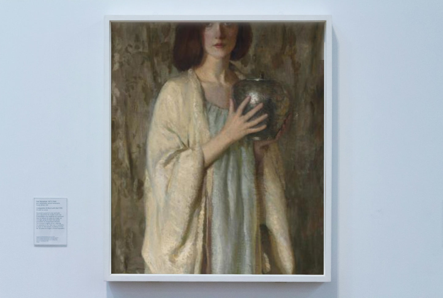 The Silver Vase by Lilla Cabot Perry Impressionism Art dated 1905