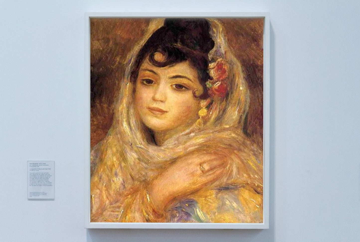 Algerian Woman by Pierre-Auguste Renoir Impressionism Art dated 1881